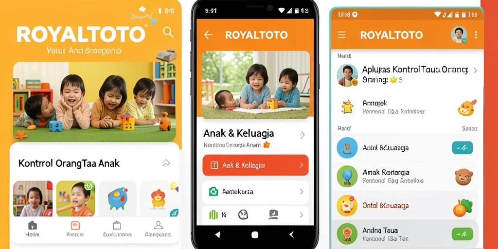 Antarmuka aplikasi ROYALTOTO yang sederhana dan intuitif.