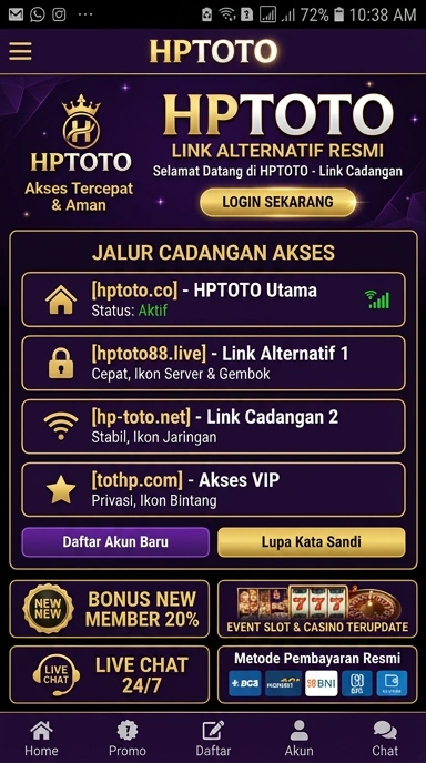 Link Alternatif Hptoto untuk Pengguna Android